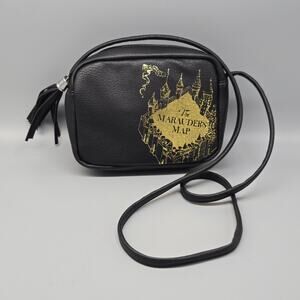 Harry Potter Shoulder Bag - Marauder's Map - For Women - Black